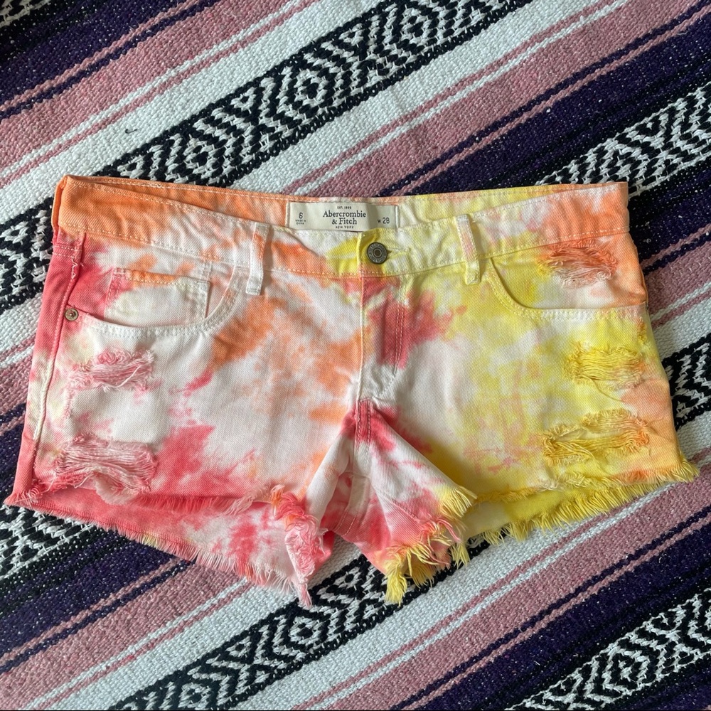 Abercrombie & Fitch Tie Dye Shorts